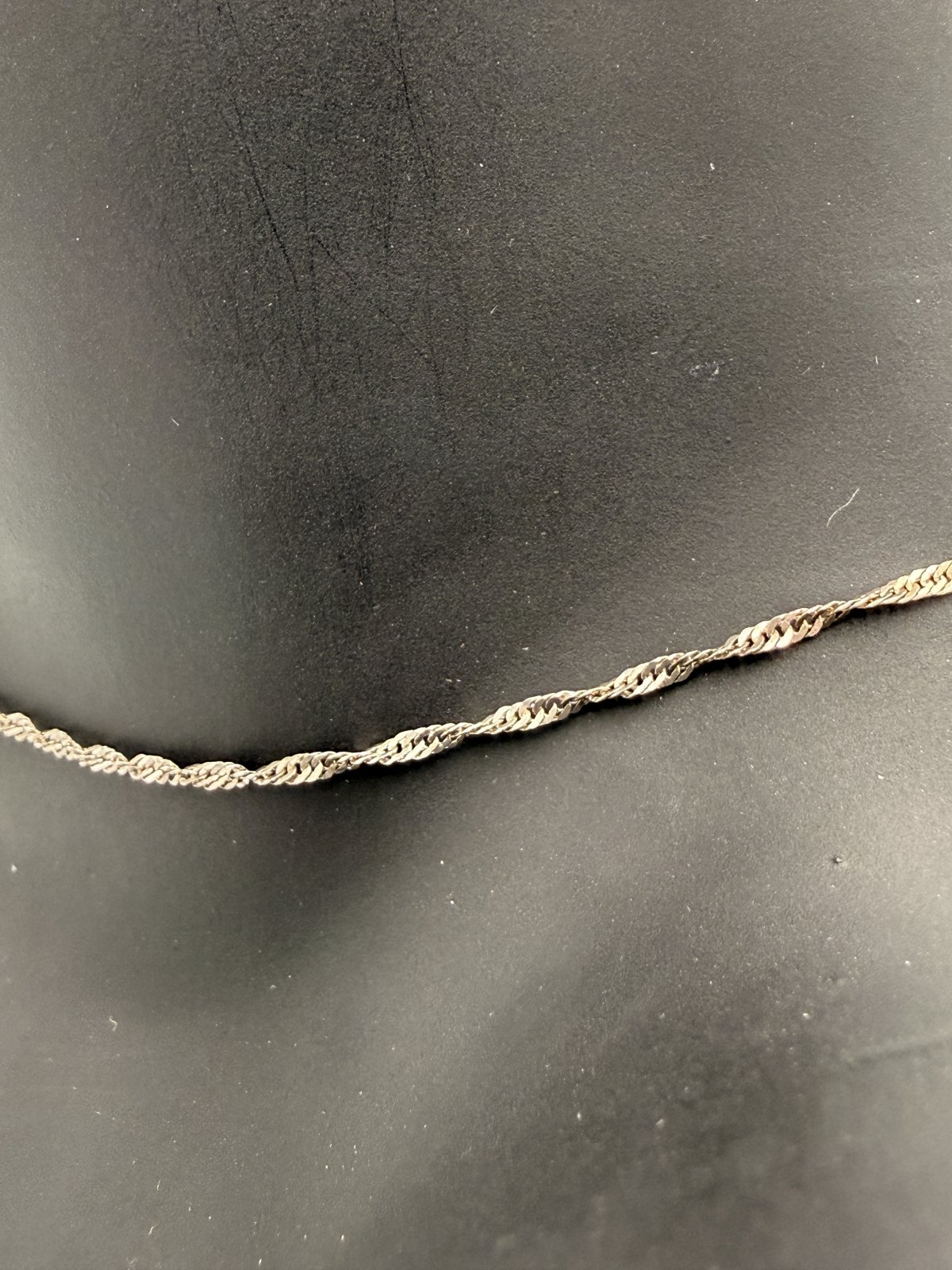 Silver Rope Ankle Chain