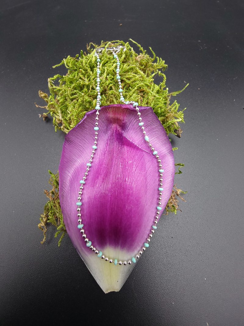 Silver Bead Ankle Chain