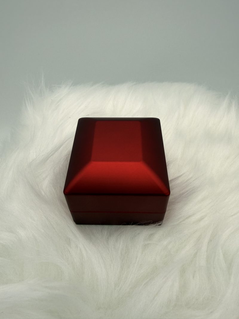 Gyűrűtartó Díszdoboz Red Lux LED