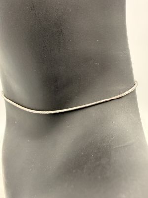 Silver Snake Ankle Chain - 3