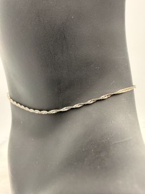 Silver Rope Ankle Chain - 2