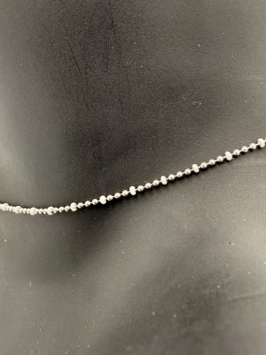 Minimal Silver Dot Ankle Chain - 5